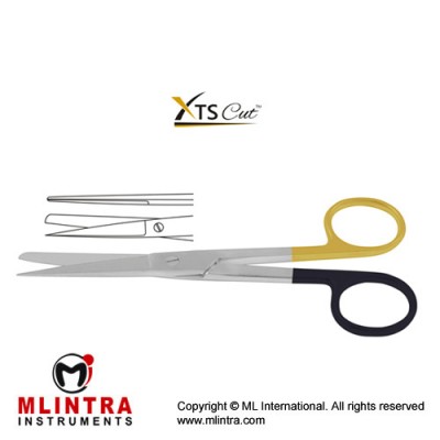 XTSCut™ TC Operating Scissor Straight - Sharp/Blunt Stainless Steel, 14.5 cm - 5 3/4"